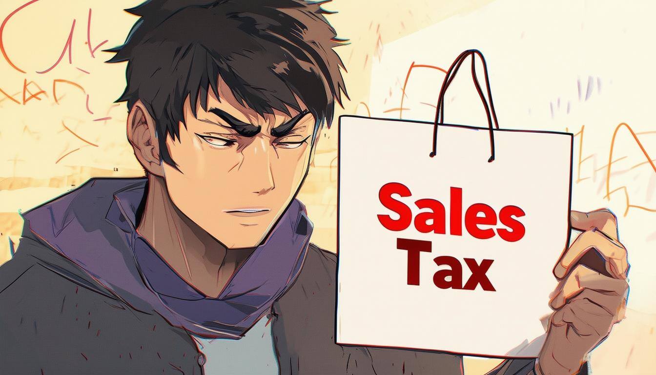 guy is hating sales tax