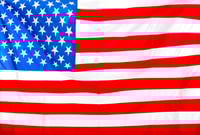 Flag of the USA to be used as background